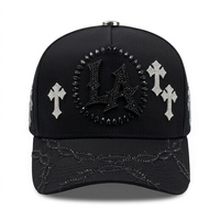 Casquettes de baseball sportives G5 personnalisées originales Thirty-one 31 en daim brodé à 5 panneaux avec strass Barbas Hats