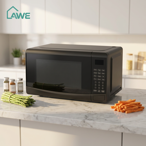 Horno Microondas de Encimera de Acero Inoxidable de 20L de Alto Rendimiento, para Asar y Calentar Comida Rápida, con Bloqueo de Seguridad para Niños, Esencial para el Hogar - Product Image 3
