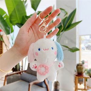 Vente en gros de jouets en peluche mignons et tendance, lapins, <span class=keywords><strong>petits</strong></span> dinosaures, chèvres, poupées en peluche blanches, porte-clés, rembourrage en coton PP, super doux, EN71 - Product Image 5