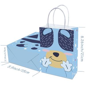 Factory Wholesale Custom <b>Cheap</b> Printed Paper Bag Cartoon Ivory Board <b>Gift</b> Kraft Bag Packaging with Handle for Kids with LOGO - Product Image 5