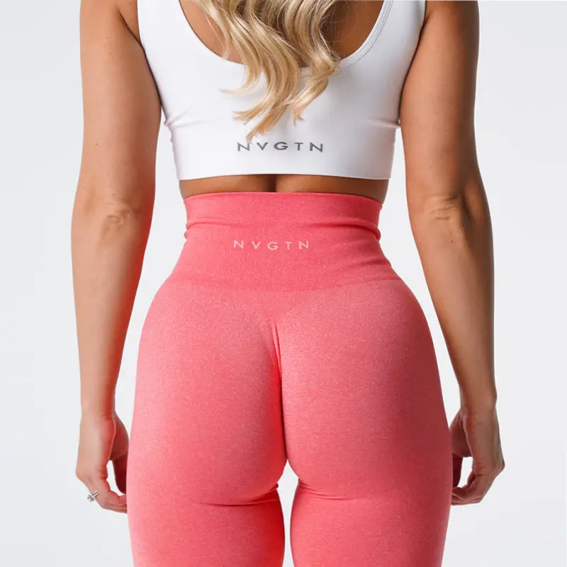 NVGTN Supplier Support Entwickeln Sie neue Ankunft Bauch kontrolle Yoga Lange Hosen Flieder Kontur Hohe Taille Nahtlose Legging