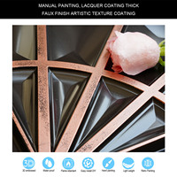 Carrelage de plafond suspendu Panneau décoratif intérieur ignifuge pour hôtel hôpital centre commercial appartement PL86 Couleur cuivre traditionnelle