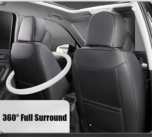 Housses de <span class=keywords><strong>siège</strong></span> universelles en cuir de haute qualité, ensemble complet, durables, sport, luxe, tissu, 90% berline, SUV, 5 places, <span class=keywords><strong>protection</strong></span> automobile toutes saisons - Product Image 2
