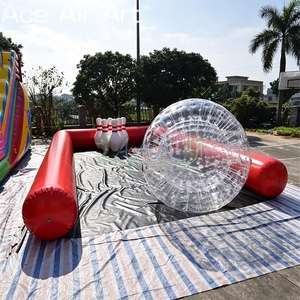 Juego de Bolos Humano Inflable Gigante, Juego de Bolos con Bolas Zorb para Exteriores, Comercial, para Eventos y Fiestas, Fabricante - Product Image 2
