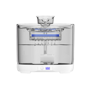 Fontaine à eau pour animaux de compagnie Furbo 800G, alimentée par batterie, circulation automatique pour chiens et chats, version rechargeable, boîtier en plastique - Product Image 1