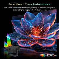 Vente Flash : Mini Projecteur Intelligent A53 1080P, Vente Directe Usine, 400 ANSI LED, Android 13, 1+8 Go RAM/ROM, Décodage Vidéo 4K, Mise au Point Automatique, Vente en Gros
