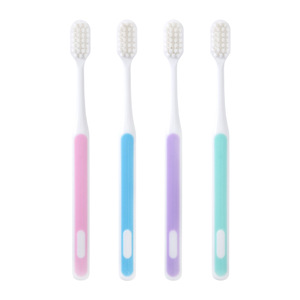 Morbid Toothbrush Set <b>Soft</b> Bristle High Density Couple Manual Toothbrush Blue Pink Purple Green - Product Image 5