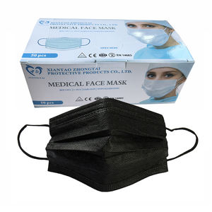 Mascarilla facial personalizada para adultos, máscara médica de 3 capas, no tejida, tipo IIR EN14683, 50 unidades - Product Image 1