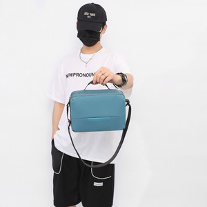 Sac bandoulière multifonctionnel pour homme avec film imperméable, sac bandoulière décontracté à une épaule, sac de cyclisme - Product Image 6