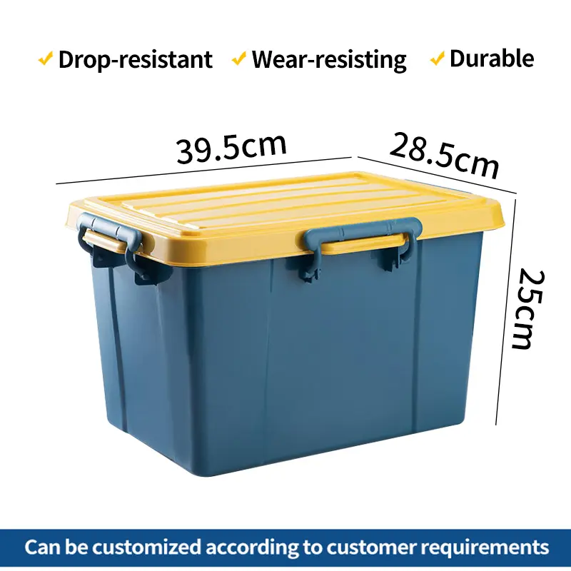 ZNST010 kunststoff-aufbewahrungsbox beliebtes produkt container mit griff strapazierfähiger container