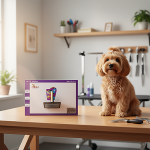 Grande pettine quadrato per la toelettatura dei cani - Product Image 2