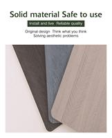 Panneau mural WPC moderne de la série florale mate, décoration de séparation, feuille de marbre PVC de haute qualité, ignifuge, pour l'assurance qualité