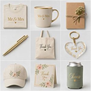 Set de Regalo de Bienvenida Personalizado para Bodas: Bolsa de Mano, Camiseta, Taza, Cuaderno, Bolígrafo, Gorra, Llavero - Paquete de Recuerdos Nupciales para Exteriores - Product Image 3