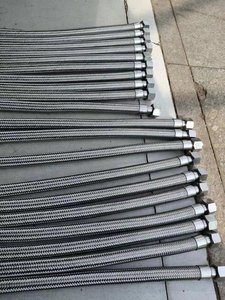 롱후이 스테인리스 스틸 <span class=keywords><strong>304</strong></span> 금속 호스 고압 플랜지 연결 유연한 부식 방지 화학 파이프라인 공장 - Product Image 2