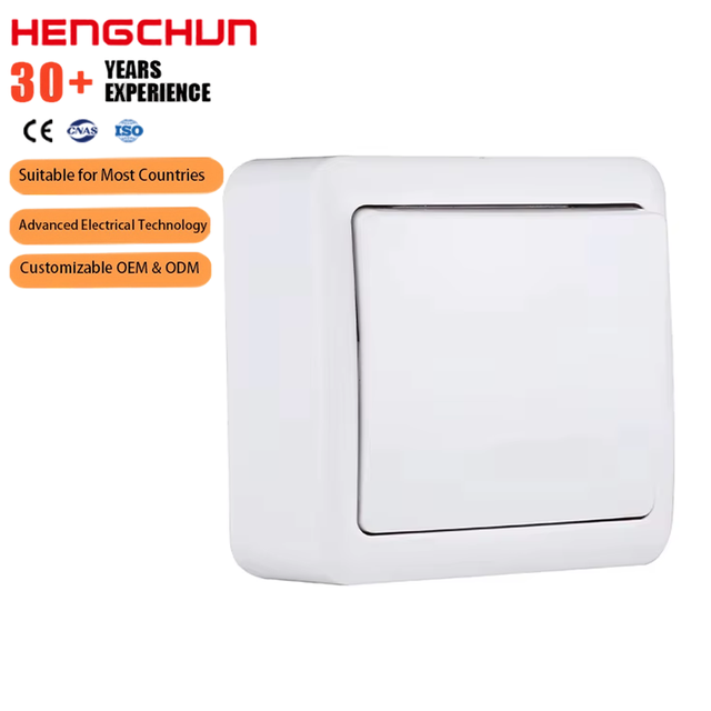 UK Standard White High Quality ABS PC  Sockets Switches UK Standard Electric Accessories for House 3 Gang 1 Way Wall Switches