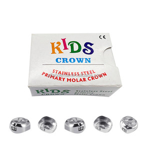 [Aifan Dental] Nuevos productos Metal de acero inoxidable El primer molar primario y el segundo molar primario <span class=keywords><strong>para</strong></span> niños Corona dental - Product Image 6