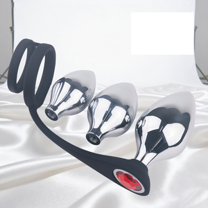 سدادة شرجية آمنة للجسم مرصعة بالجواهر قاعدة كريستال قابلة للإزالة سدادة شرجية للكبار سدادة مريحة - Product Image 1