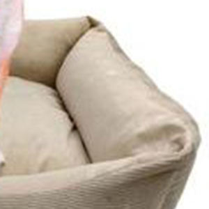 Juego de Tres Camas para Perros S+M+L, Color Beige Sólido, Cuadradas, Súper Suaves, de Pana y Cristal, Impermeables y Antideslizantes - Product Image 5