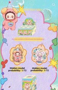 Offre Spéciale – Porte-clés en PVC 100 % authentique de la série Pocket Zoo Lovely <span class=keywords><strong>Emma</strong></span>, Boîte Mystère Mignonne Unisexe - Product Image 3