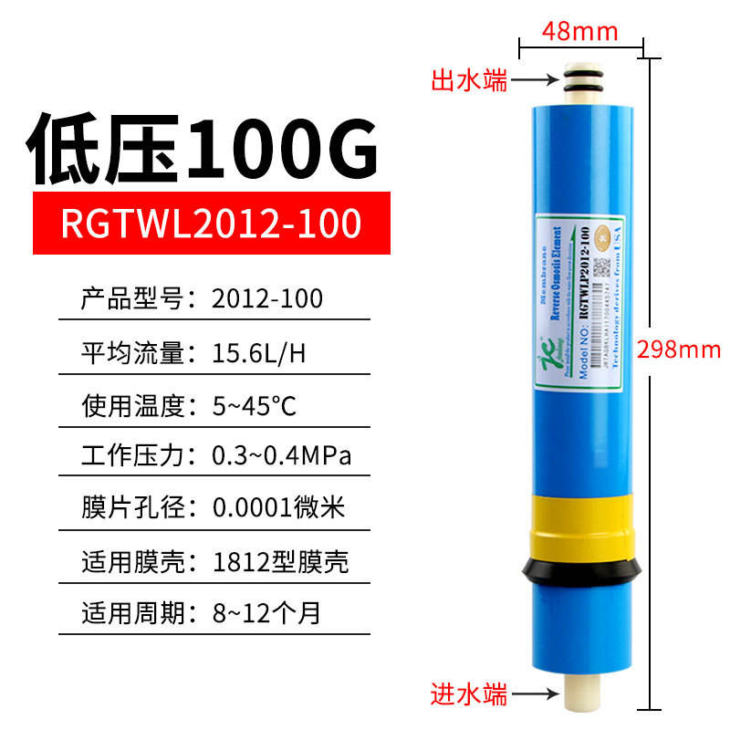 เมมเบรนแรงดันต่ำ 100G