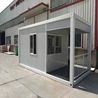 Mini villa en acier préfabriquée de luxe de conception moderne prête à l'emploi Prix bon marché Petite maison 2 étages préfabriquée Appartement