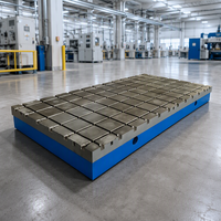 Plaque de sol en fonte rainurée de grade 2 pour banc d'essai de moteur, base robotique et montage d'équipements lourds