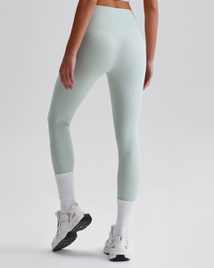 Leggings de <span class=keywords><strong>yoga</strong></span> taille haute pour femme, sans couture avant, effet push-up, pour le sport et le fitness, avec contrôle du ventre - Product Image 6