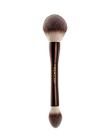 Kuas Makeup Profesional YM Factory dengan Gagang Aluminium, Bulu Sintetis Coklat untuk Foundation dan Kontur, Kuas Kosmetik Custom Private