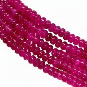 ลูกปัดควอทซ์สีชมพูสำหรับทำเครื่องประดับ - Product Image 1