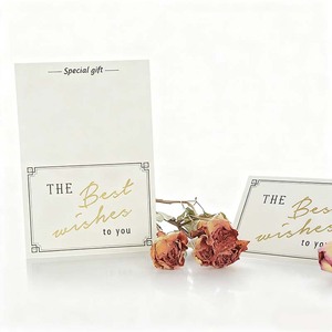 High Quality Thank You Cards 10*15 cm 400G Custom Logo With Your Own Logo