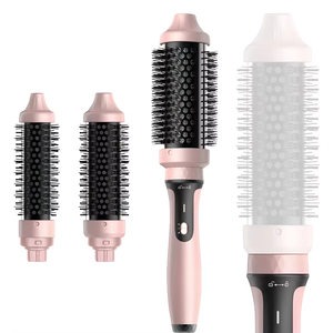 <span class=keywords><strong>Cepillo</strong></span> Térmico Eléctrico 3 en 1 con Turmalina y Cerámica Iónica, <span class=keywords><strong>Cepillo</strong></span> Redondo Calentado con Doble PTC MCH para Volumen y Rizos - Product Image 1