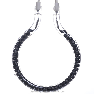 Grand diamètre extérieur rond oméga verre <span class=keywords><strong>quartz</strong></span> lampe chauffante élément chauffant en fibre de carbone pour chauffage d'ambiance - Product Image 2