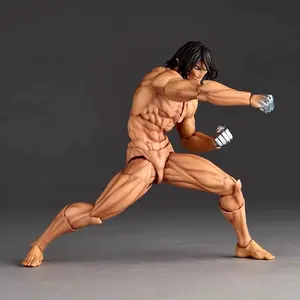 KAIYODO Revoltech Eren Jaeger PVC Anime Action Figure <span class=keywords><strong>Amazing</strong></span> Yamaguchi KO Model Koleksi Mainan Hadiah - Product Image 2