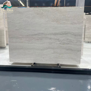 Dalles de marbre gris argenté de luxe, polies, avec veines gris clair, pour revêtements muraux haut de gamme, carreaux de sol et décoration. - Product Image 1