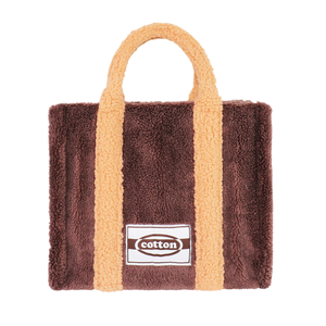 Bolso Tote Sacola Capivara para Mujer y Adolescente, Material de Felpa Suave y Cálido, Cierre de Cremallera, Casual, Resistente al Agua, 3L+, con Solapa, para Invierno - Product Image 1