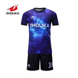 Order team sportswear black sublimation printed dry V Neck Slim soccer uniform - Product Image 3