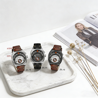 Montre mécanique à quartz innovante avec mouvement Crazy Hour de qualité, boîtier fiable et mouvement à engrenages polyvalent