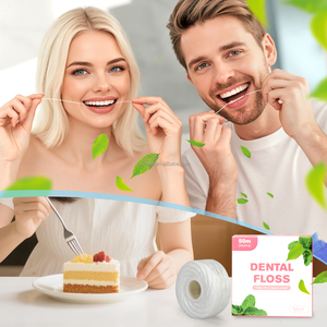 Hilo <span class=keywords><strong>Dental</strong></span> Ecológico de Menta u Otros Sabores de Frutas Seda Hilo <span class=keywords><strong>Dental</strong></span> de Nailon - Product Image 6