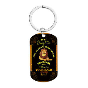 À ma fille <span class=keywords><strong>porte</strong></span>-clés à <span class=keywords><strong>mon</strong></span> <span class=keywords><strong>fils</strong></span> <span class=keywords><strong>porte</strong></span>-clés impression personnalisée Sublimation blancs <span class=keywords><strong>porte</strong></span>-clés métal - Product Image 2