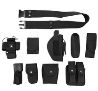 Ceinture tactique de sécurité multifonctionnelle TONMO de haute qualité 10 en 1, ensembles de pochettes pour holster de pistolet, kit utilitaire, ceinture de service pour hommes