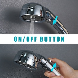 Pommeau <span class=keywords><strong>de</strong></span> <span class=keywords><strong>Douche</strong></span> Micro-bulles Haute Efficacité à 6 Niveaux pour Nettoyage en Profondeur et Soin <span class=keywords><strong>de</strong></span> la Peau, <span class=keywords><strong>Plaque</strong></span> Frontale en Acier - Product Image 4