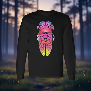 Camiseta de manga larga Cicada's Lexicon con diseño gráfico, ropa unisex - Product Image 3