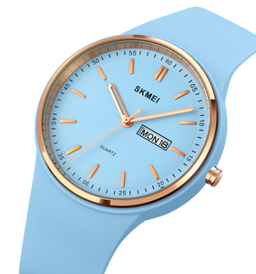 Orologio <span class=keywords><strong>da</strong></span> Donna SKMEI con Movimento <span class=keywords><strong>al</strong></span> <span class=keywords><strong>Quarzo</strong></span> Giapponese, Cinturino in Silicone, Orologio <span class=keywords><strong>da</strong></span> <span class=keywords><strong>Polso</strong></span> Femminile <span class=keywords><strong>per</strong></span> Ragazze e Signore, Montre Femme 1747 - Product Image 1