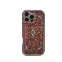 Coques de téléphone antichoc à motif tapis pour iPhone 17 Air 16 15 Plus Pro Max 14 13 12 11 X XR – Protection arrière anti-chute