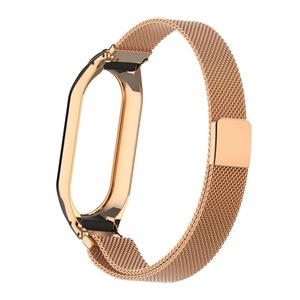 Correa de Reloj Magnética de Acero Inoxidable para Xiaomi Band 7 NFC, Brazalete Milaneso para Mi Band 7 - Product Image 1