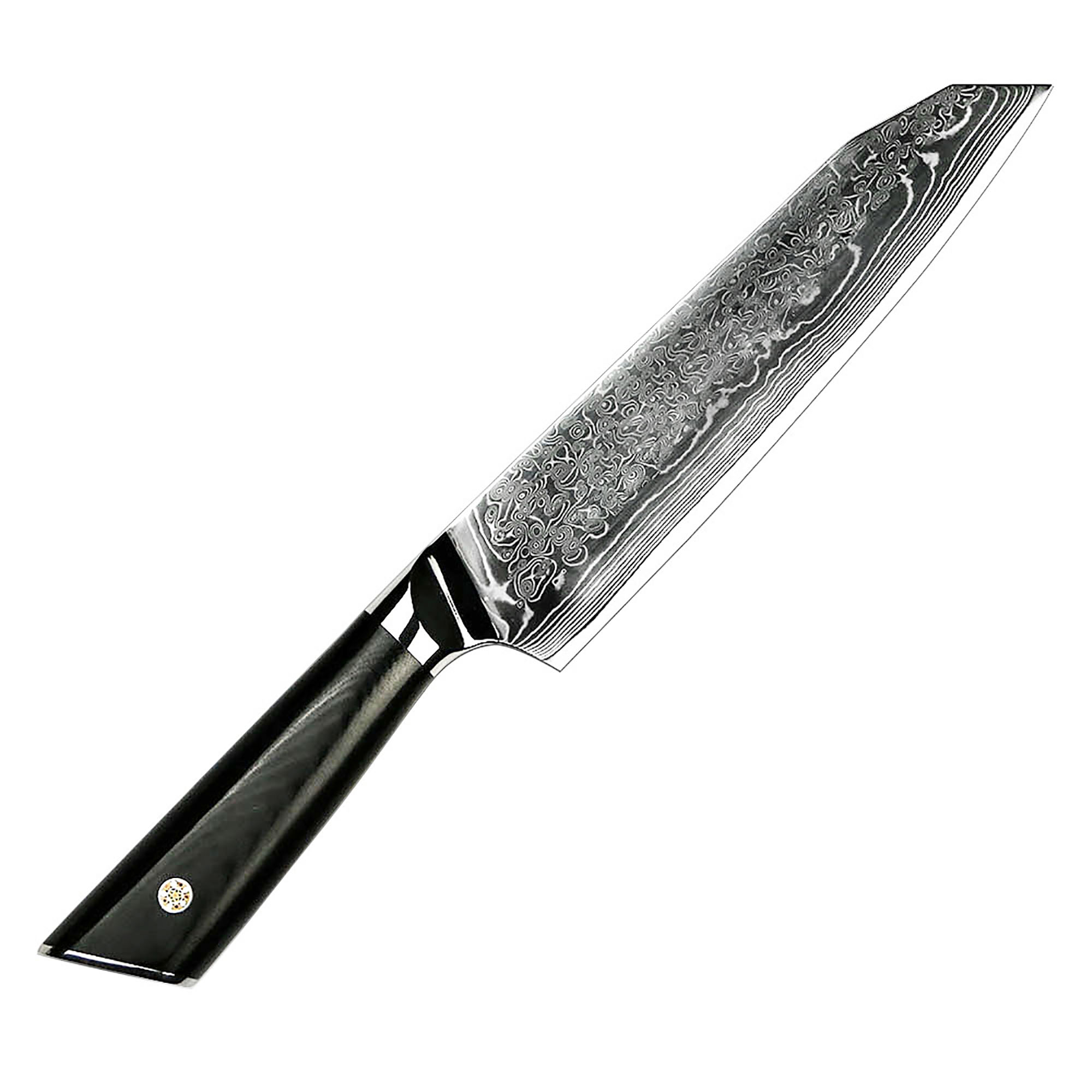 Santoku noir 7 pouces