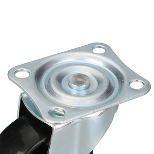 Mini Rack Swivel Caster 2.5 Inch Bolt Hole Type Durable Industrial Furniture Wheel Flat Bottom Active Series - Product Image 1