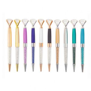 New DIY 19 Carat Luxury Big Diamond Rotating <b>Animal</b> Metal Pen Custom Logo <b>Crystal</b> Decorative Gift Ballpoint Pens - Product Image 1