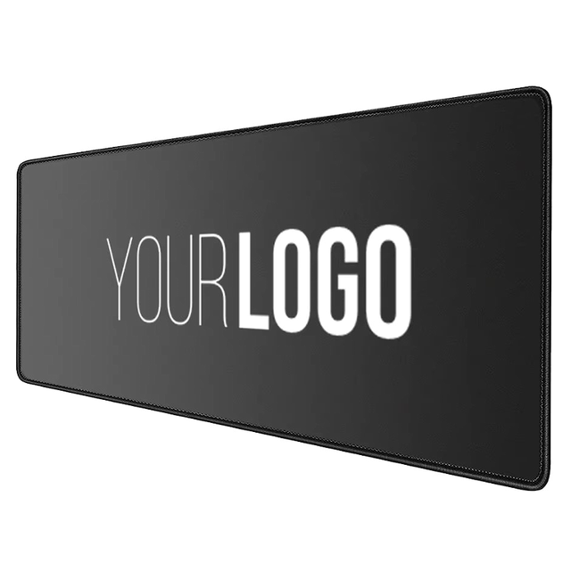 OEM Big Size Mouse Pad with Stitching and Customized Printing Anti Slip Natural Rubber Keyboard Pad Desk Protect Mat