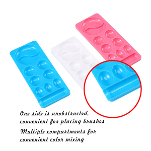 9 Compartment Strip <b>Nail</b> Art Paint Mixing Tray Plastic DIY Palette for Acrylic Gel Polish Drawing - Product Image 6